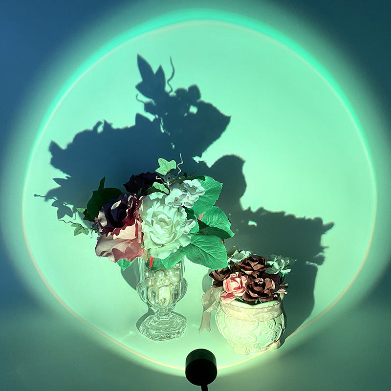 Rainbow Seven Color Projection Lamp Net Red Creative